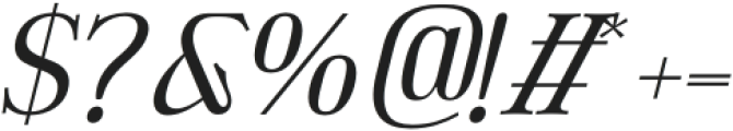 DT Hebrinks Italic otf (400) Font OTHER CHARS