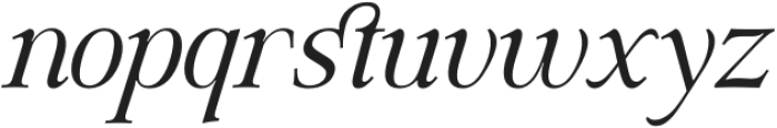 DT Hebrinks Italic otf (400) Font LOWERCASE