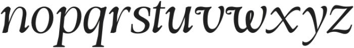 DT Morelish Italic otf (400) Font LOWERCASE