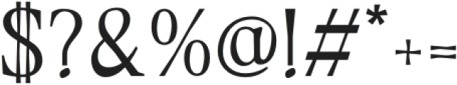 DT Morelish Regular otf (400) Font OTHER CHARS