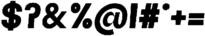 DT Nexus Sans Bold Italic otf (700) Font OTHER CHARS