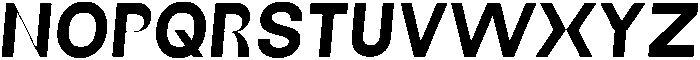 DT Nexus Sans Bold Italic otf (700) Font UPPERCASE
