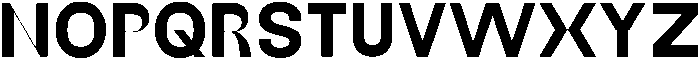 DT Nexus Sans Bold otf (700) Font UPPERCASE