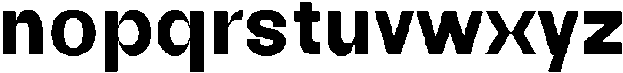 DT Nexus Sans Bold otf (700) Font LOWERCASE