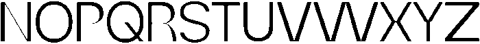 DT Nexus Sans Light otf (300) Font UPPERCASE