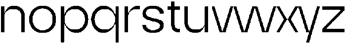 DT Nexus Sans Light otf (300) Font LOWERCASE