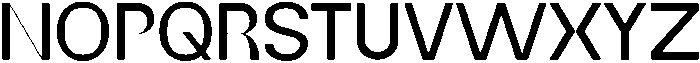 DT Nexus Sans Regular otf (400) Font UPPERCASE