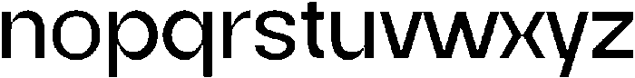 DT Nexus Sans Regular otf (400) Font LOWERCASE