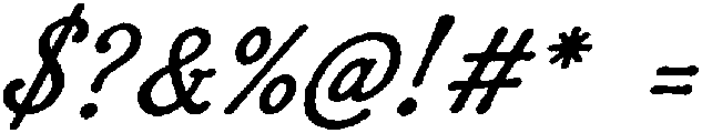DT Script Regular otf (400) Font OTHER CHARS