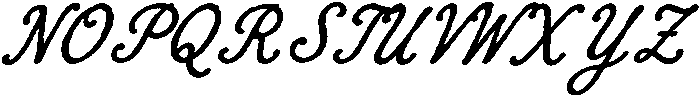 DT Script Regular otf (400) Font UPPERCASE
