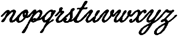 DT Script Regular otf (400) Font LOWERCASE
