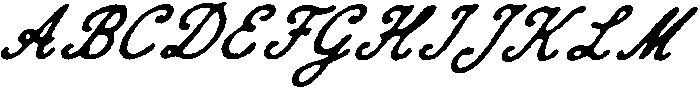 DT Script Rough Slanted otf (400) Font UPPERCASE