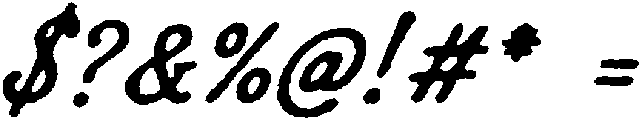 DT Script Rough otf (400) Font OTHER CHARS