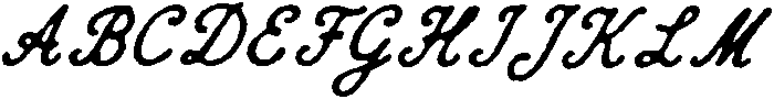 DT Script Rough otf (400) Font UPPERCASE