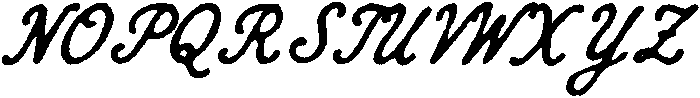 DT Script Rough otf (400) Font UPPERCASE