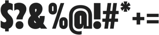 DT Synthax Sans 160 otf (400) Font OTHER CHARS