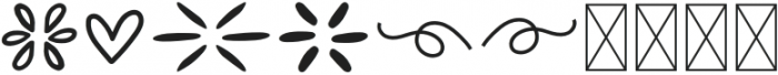 DTC Cheerful Symbols Regular otf (400) Font LOWERCASE