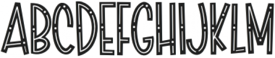 DTC Scary Skelly Regular otf (400) Font LOWERCASE