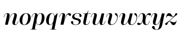 DT Augustina Display Italic Font LOWERCASE