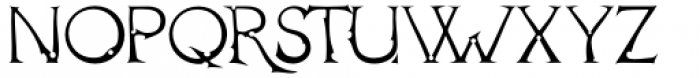 DT Dragon Quill 1 subtle Goth Font UPPERCASE