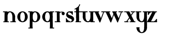 DT Hand Draft Solid Font LOWERCASE