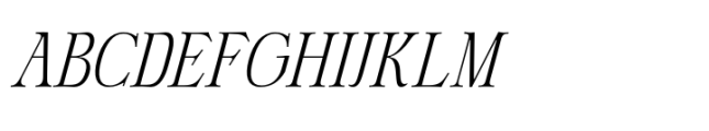 DT Hebrinks Extra Light Italic Font UPPERCASE