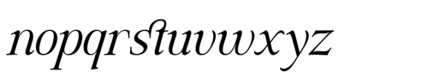 DT Hebrinks Italic Font LOWERCASE