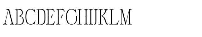 DT Hebrinks Thin Font UPPERCASE