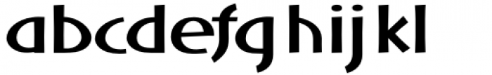 DT Lythmore A Demi Bold Font LOWERCASE