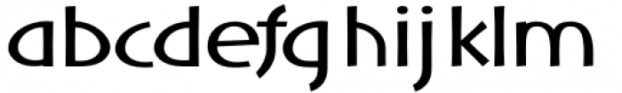DT Lythmore A Medium Font LOWERCASE