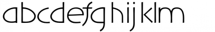 DT Lythmore A Ultra Light Font LOWERCASE