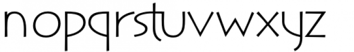 DT Lythmore A Ultra Light Font LOWERCASE