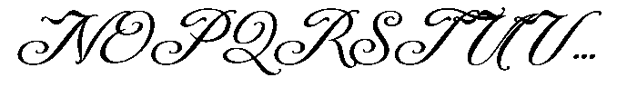DT Maroon Champagne Regular Font UPPERCASE