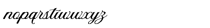 DT Maroon Champagne Regular Font LOWERCASE