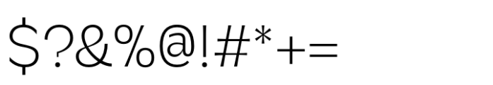 DT Serifia Extra Light Font OTHER CHARS