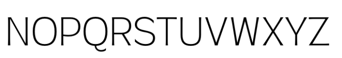 DT Serifia Extra Light Font UPPERCASE