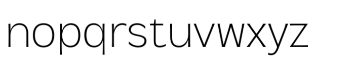 DT Serifia Extra Light Font LOWERCASE