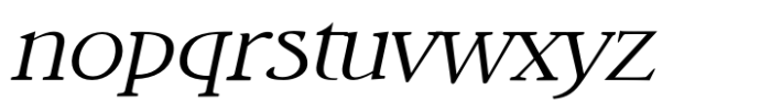 DT Skiart Lexiconic Less Italic Font LOWERCASE