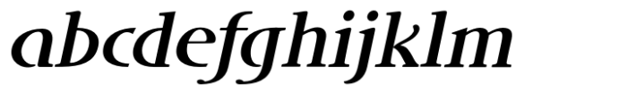 DT Skiart Lexiconic More Medium Italic Font LOWERCASE