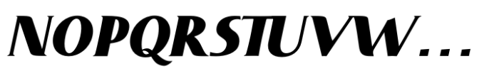 DT Skiart Serif Leaf Black Italic Font UPPERCASE