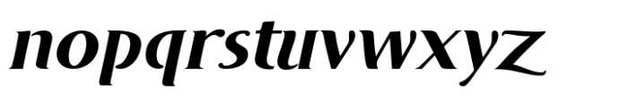 DT Skiart Serif Leaf Bold Italic Font LOWERCASE