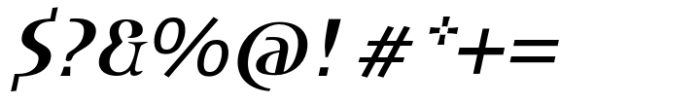 DT Skiart Serif Leaf Less Bold Italic Font OTHER CHARS