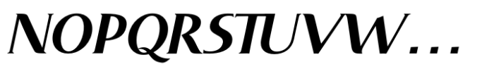 DT Skiart Serif Leaf Less Bold Italic Font UPPERCASE