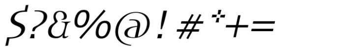 DT Skiart Serif Leaf Less Italic Font OTHER CHARS