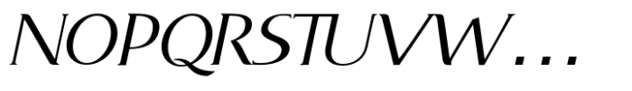 DT Skiart Serif Leaf Less Italic Font UPPERCASE