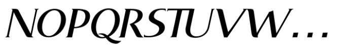 DT Skiart Serif Leaf Medium Italic Font UPPERCASE