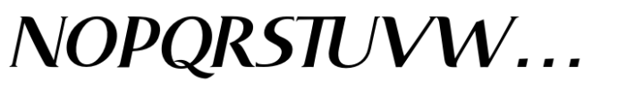 DT Skiart Serif Leaf More Medium Italic Font UPPERCASE