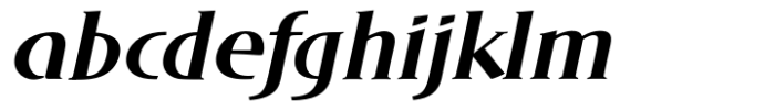DT Skiart Serif Mini Bold Italc Font LOWERCASE