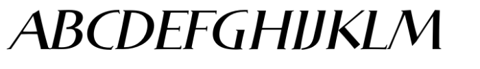 DT Skiart Serif Mini Semi Bold Italc Font UPPERCASE