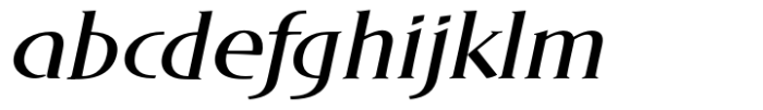 DT Skiart Serif Mini Semi Bold Italc Font LOWERCASE